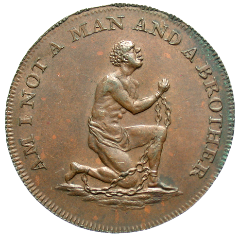 [Great Britain, Middlesex AE Anti-Slavery Half Penny Token, ND (Circa 1790s)]