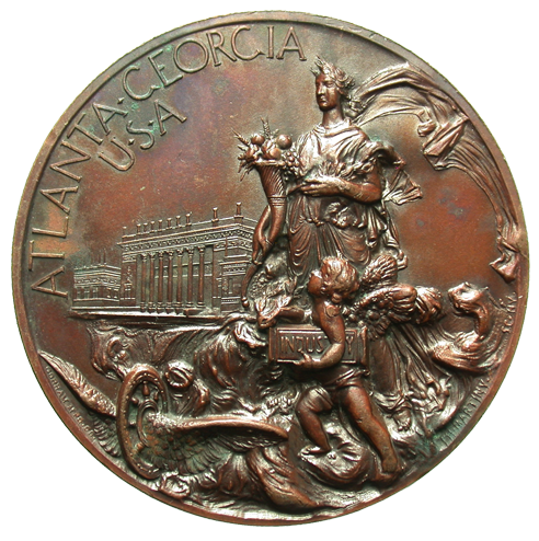 [United States, Atlanta, Georgia 1895 AE Cotton States Prize Medal 57mm]